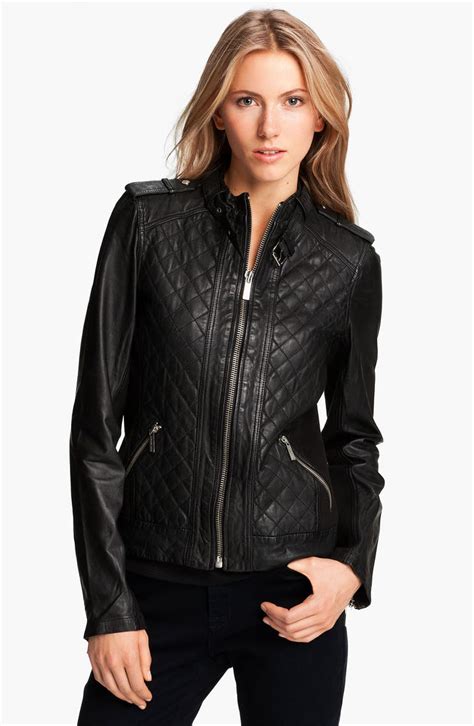 michael kors leather jackets nordstrom|Michael Kors leather jacket men.